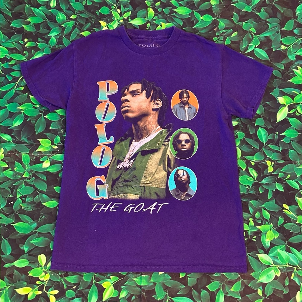 Small Purple Polo G Graphic T-shirt